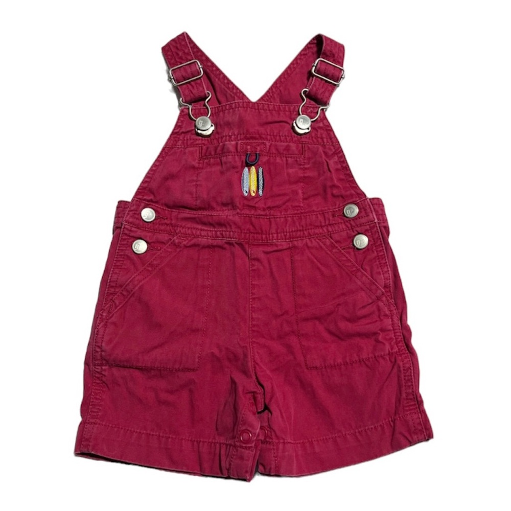 Vintage 2002 Gymboree surfboard shortalls 3-6 months